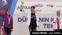 بازتاب گسترده‌ حضور بدون روسری نیلوفر مردانی اسکیت‌باز سرعت در مسابقات ترکیه 