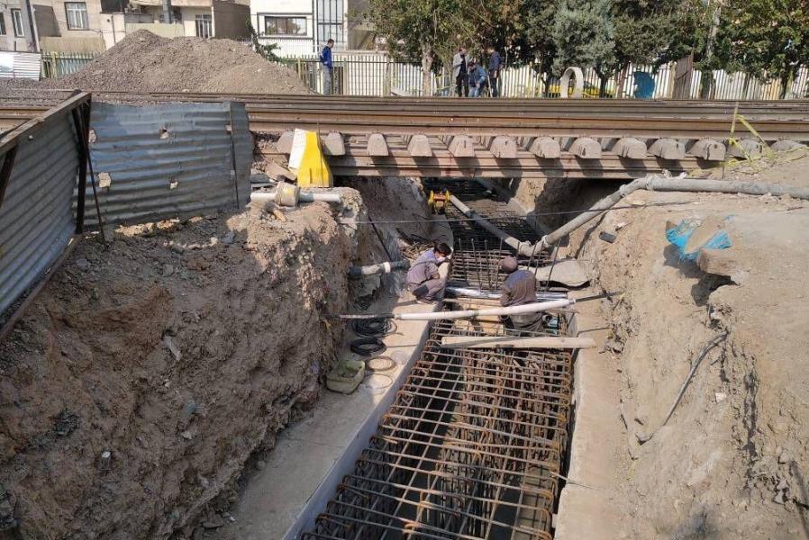 پیشرفت ۷۰ درصدی پروژه احداث زیرگذر سواره رو حریم خط راه آهن تهران-اهواز