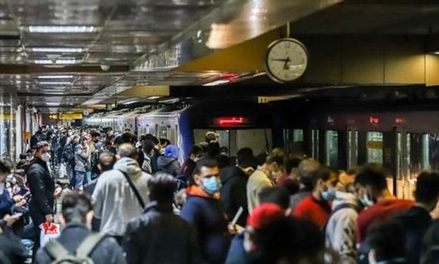 افزایش آمار مسافران مترو تهران بعد از گذر از کرونا