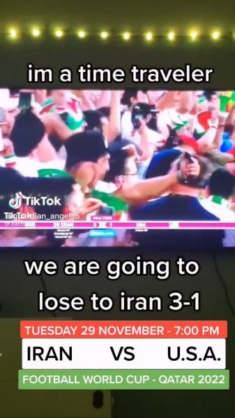 با دو گل از مهدی طارمی و یک گل از پورعلی گنجی/ پیش‌بینی مسافر زمان: منتظر پیروزی بزرگ ایران باشید