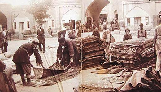 تجارت فرش در دوره قاجار/ فروش یک میلیون لیری فرش در دوره ناصرالدین شاه