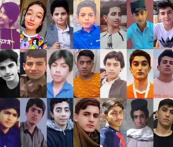 مستندسازی نام و مشخصات ۴۴ کودک کشته شده در جریان خیزش انقلابی از سوی سازمان عفو بین الملل 