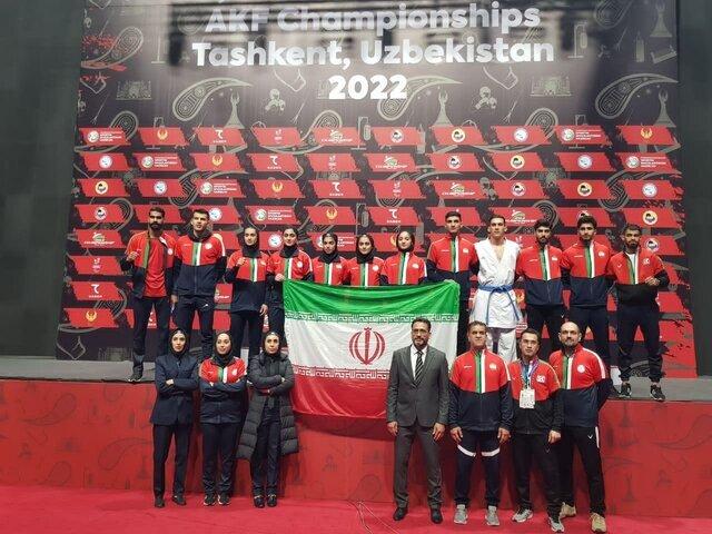 ۵ طلا، ۴ نقره و ۷ برنز نمایندگان ایران در روز دوم کاراته قهرمانی آسیا