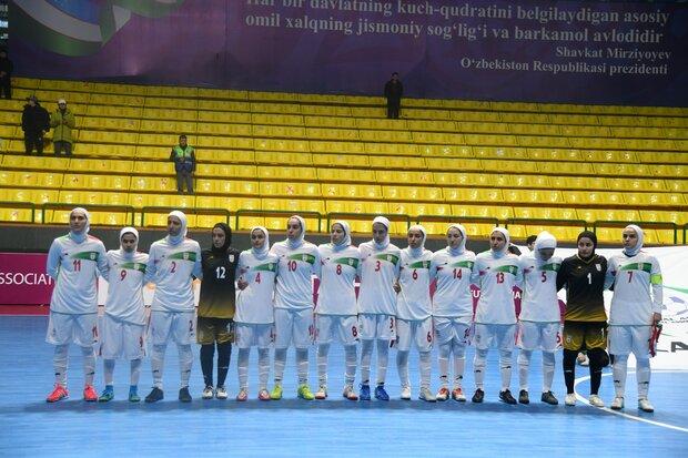پیروزی تیم ملی فوتسال زنان ایران با ۱۶ گل