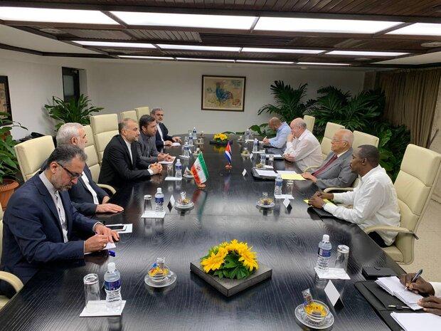 امیرعبداللهیان با معاون نخست وزیر کوبا دیدار کرد