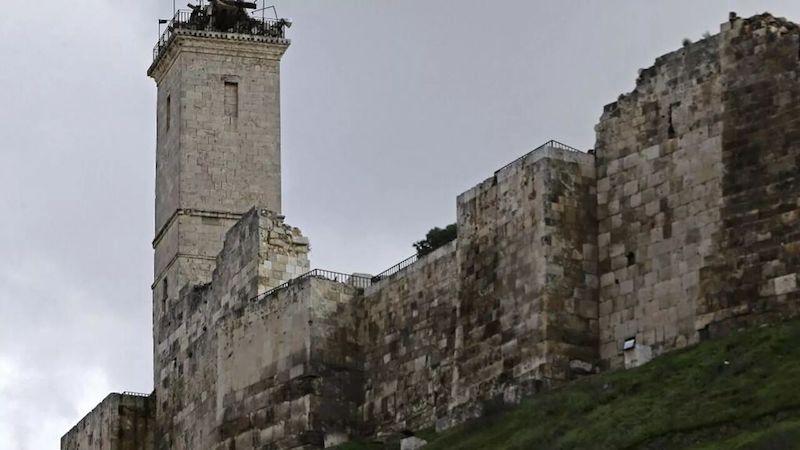 آسیب به شهر تاریخی و مسجد ارگ حلب در زلزله سوریه