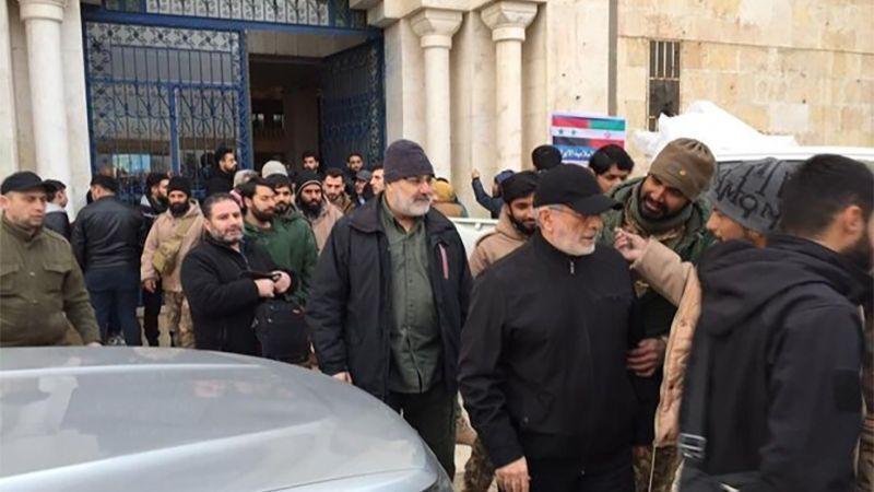 سردار قاآنی از مناطق زلزله‌زده شهر حلب بازدید کرد