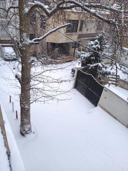 بارش برف در شمال تهران