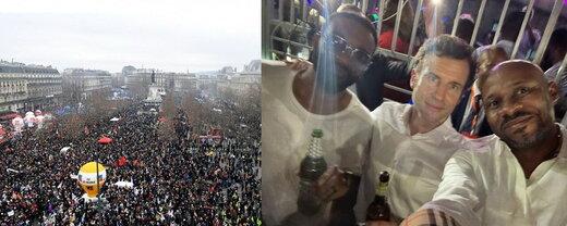 فرانسه در بحبوحه بحران؛ مکرون در باده‌گساری