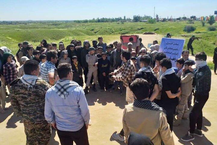 نمایش «پیاده» در یادمان‌های دفاع مقدس خوزستان اجرا شد