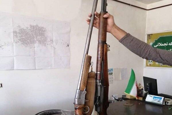 ۲ سلاح غیرمجاز از شکارچیان در شاهرود کشف شد