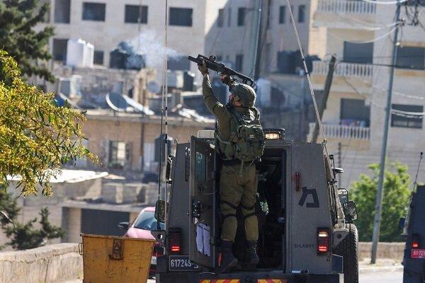 لحظه شهادت مبارز فلسطینی در نابلس/ تصاویری از یورش صهیونیست‌ها