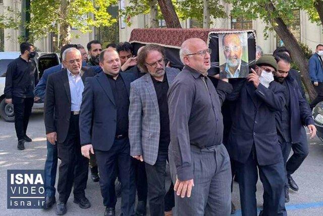 ویدیو/ تشییع پیکر عماد افروغ در دانشگاه تهران