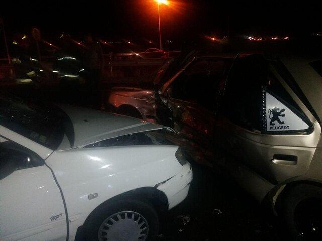  یک فوتی و ۸ مصدوم در سانحه برخورد دو خودروی سواری در تربت‌جام