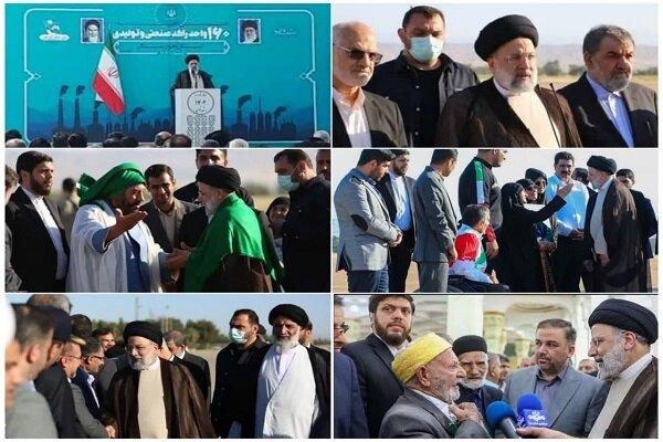 رئیسی: لازم باشد ۷۰ بار به خوزستان می‌آیم/حضور سرزده در هفت‌تپه