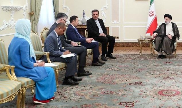 دیدار دبیرکل کنفرانس «سیکا» با آیت‌الله رئیسی