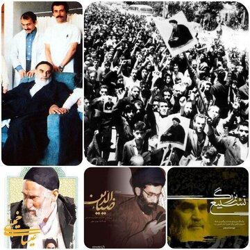 پخش تصاویر دیده نشده‌ از بالگرد حامل پیکر امام(ره)