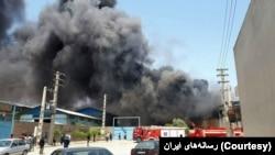 آتش‌سوزی گسترده در بازار تهران سه مصدوم بر جا گذاشت