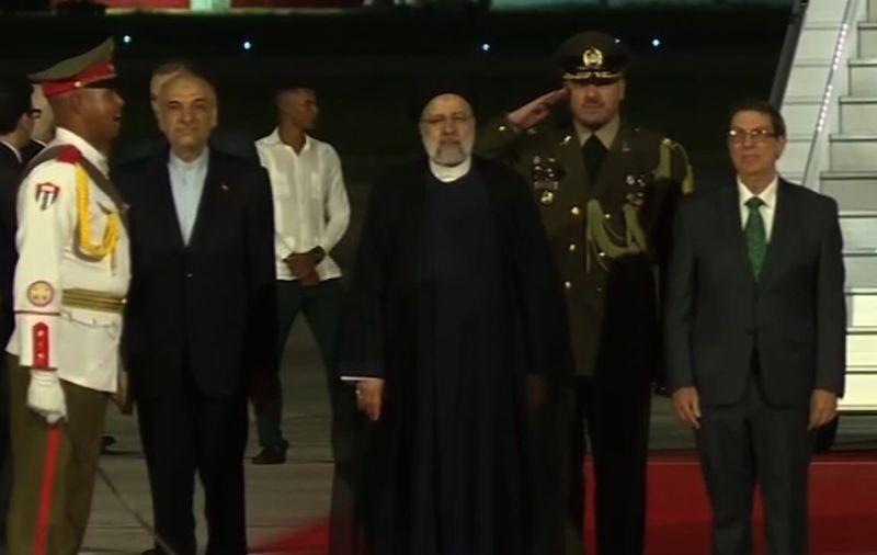  رئیسی وارد پایتخت کوبا شد