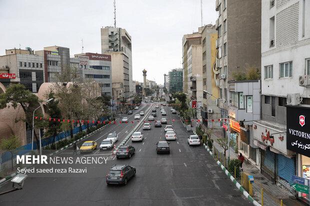 معابر شهر تهران خلوت است/ با سرعت مجاز برانید