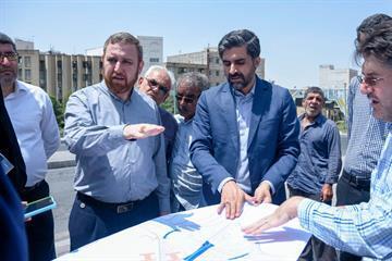 حل معضل ترافیک منطقه با احداث تقاطع غیر همسطح محلاتی _بسیج