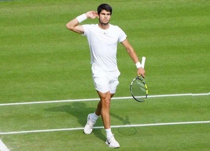 تاجگذاری تنیسور جوان اسپانیایی در ویمبلدون تماشایی