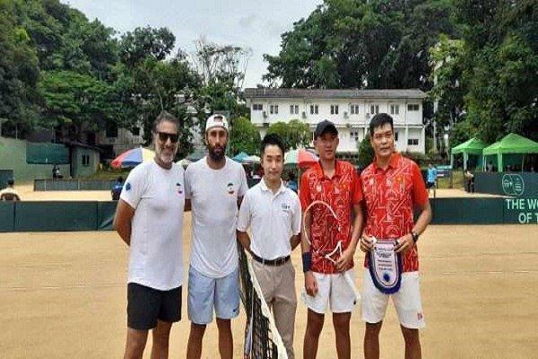 برد تنیسورهای ایران مقابل عربستان در بخش دو نفره