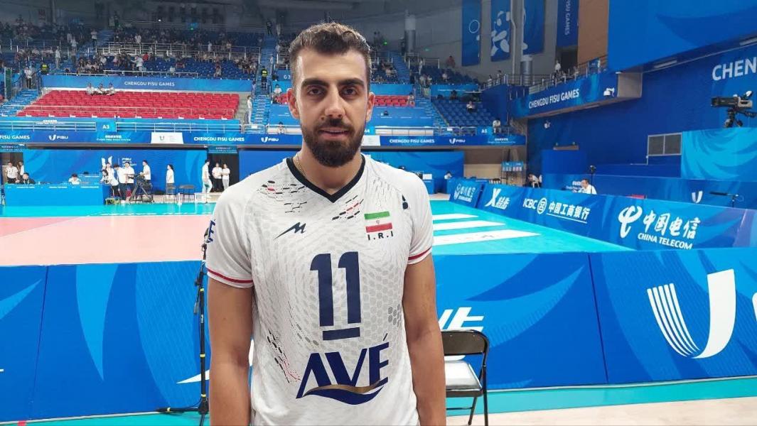 کاپیتان والیبال دانشجویان: می‌خواهیم برنز یونیورسیاد را به ایران ببریم