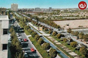 بلوار کشاورز ۶۰ سال قبل چه شکلی بود؟/ عکس