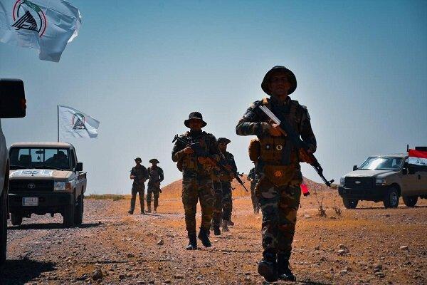 عملیات حشدشعبی برای تأمین امنیت زائران اربعین حسینی در دیالی