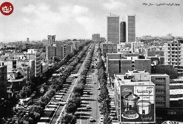 تصاویر قدیمی و کمتر دیده شده از بلوار کشاورز؛ ۶۰ سال قبل/ عکس