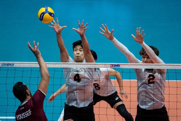 تیم ملی والیبال ژاپن وارد سالن غدیر ارومیه شد