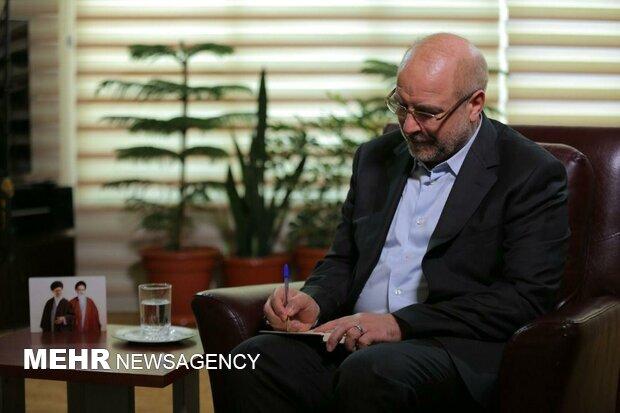 رئیس مجلس درگذشت همسر امام جمعه بیرجند را تسلیت گفت