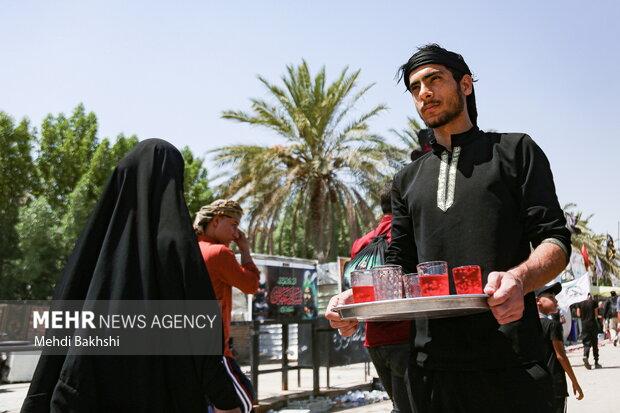 موکب آیت الله تبریزی در عمود ۲۹۹