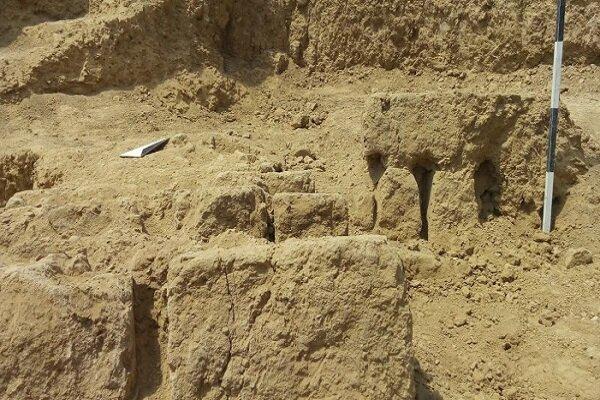 بقایای یک بنای یادمانی مهم مربوط به دوره اشکانی کشف شد