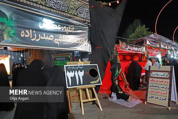 تایم لپس پذیرایی از زائران پیاده امام رضا (ع)