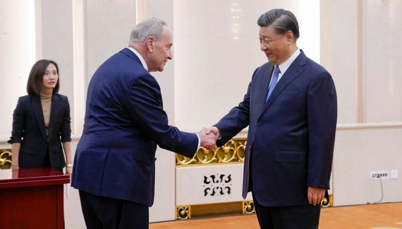 دیدار سناتورهای آمریکایی با رئیس جمهوری چین؛ انتقاد از موضع پکن در قبال حملات حماس