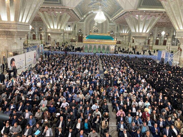 اولین همایش انتخاباتی جبهه انقلاب در حرم امام خمینی(ره) برگزار شد