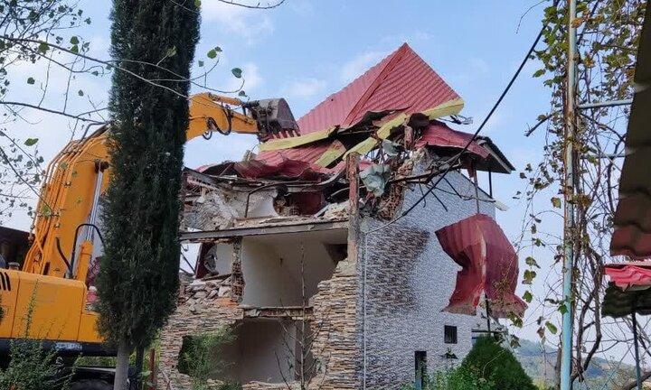 اجرای ۳ فقره حکم قلع وقمع ساخت وساز غیرمجاز در اراضی ملی بهشهر