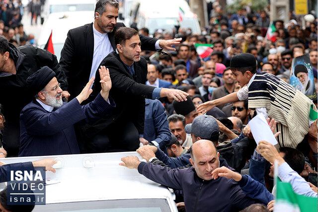 ویدیو/ روایت کودکی که سوار ماشین رئیس جمهور شد/ بنیامین از رئیسی چه می‌خواست؟