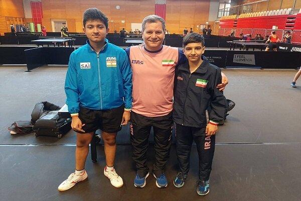 نخستین برد تنیس روی میز  ایران در بخش دو نفره به دست آمد