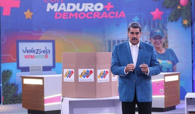 تاکید مادورو به پارلمان: «اسکیبا» را یک ایالت جدید ونزوئلا اعلام کنید