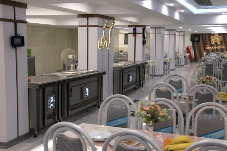 سالن غذاخوری خوابگاه دخترانه شهید سلامت دانشگاه علامه‌طباطبائی به بهره‌برداری رسید