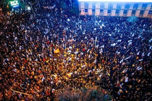 وزارت جنگ تل‌آویو در قرق معترضان؛ «جنگ بس است، فورا مذاکره کنید»