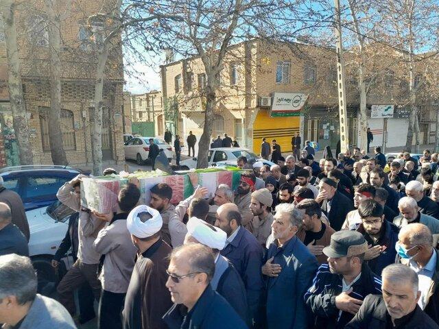 نهاوند به احترام شهید گمنام تمام‌قد قیام کرد