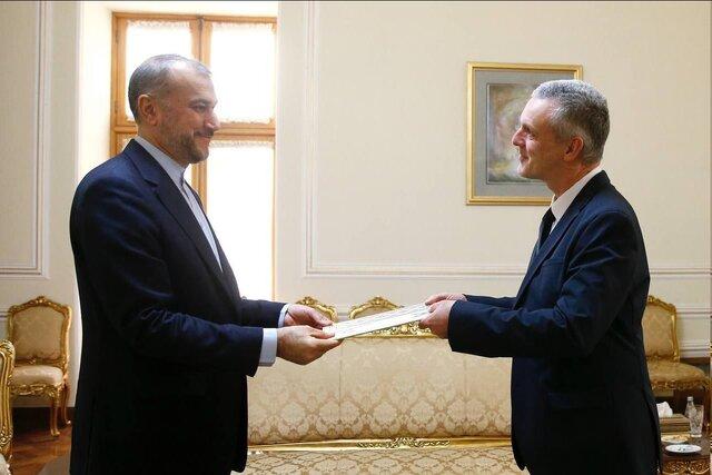 دیدار سفرای جدید بلژیک، آفریقای جنوبی و بورکینافاسو با امیرعبداللهیان