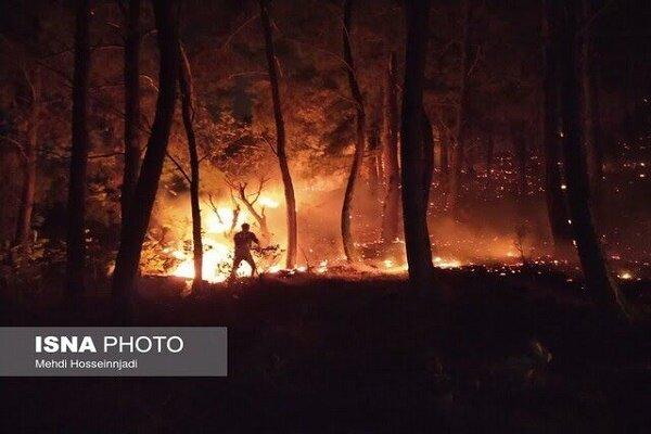 احتمال وقوع آتش سوزی در جنگل های آستارا