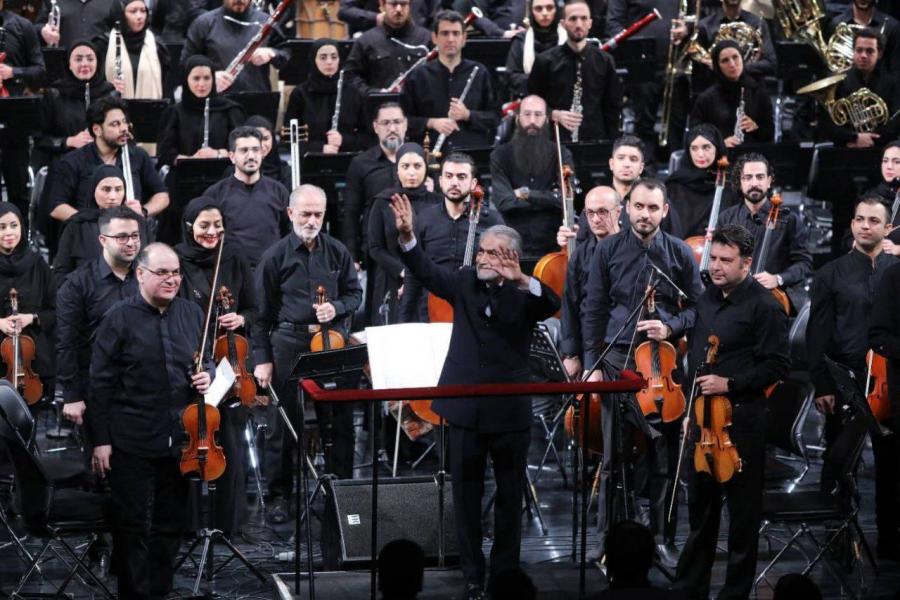 پایان پنج شب کنسرت ارکستر موسیقی ملی ایران به رهبری مجید انتظامی