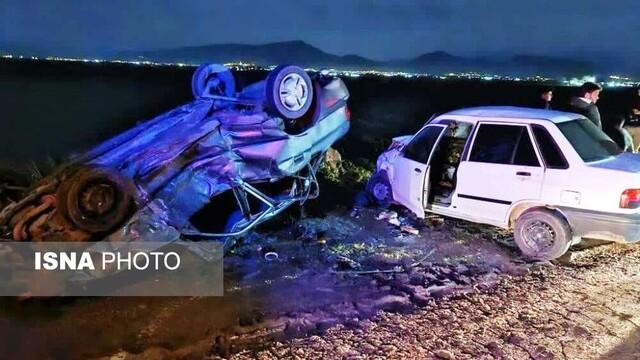 جان باختن ۲ نفر در تصادف جاده کلاله به گنبد کاووس