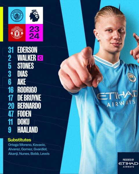 ترکیب سیتی-یونایتد: ستاره‌ها آماده جدال در اتحاد